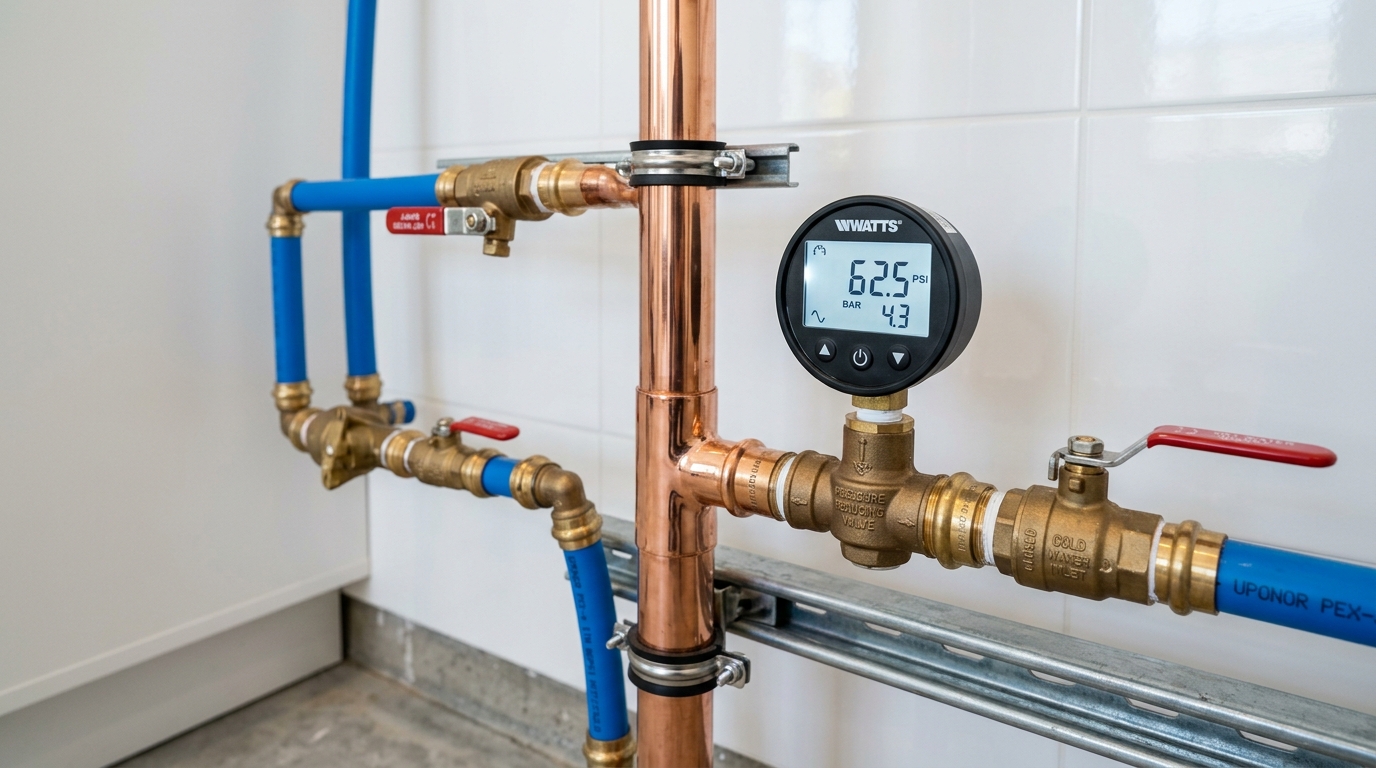 Pristine Uponor PEX-a Water Distribution Manifold System